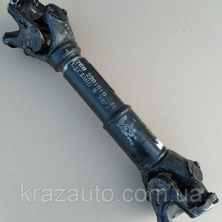 Вал карданний КРАЗ привода заднього моста (L = 766 mm, фланець євро) 4-отв. 260-2201010-20, фото 1