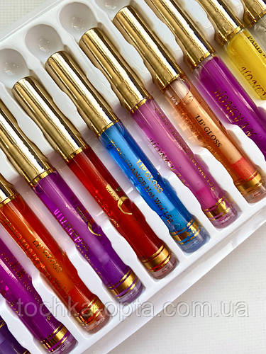 Блеск для губ с кисточкой фруктовый, цена 21 грн — Prom.ua (ID#1363582226)