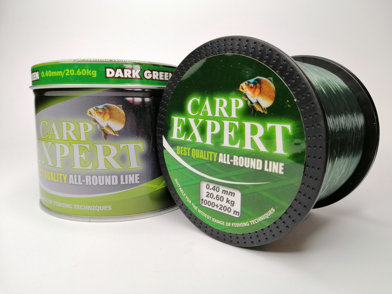 Волосінь Energofish Carp Expert Dark Green 1200 м 0.40 мм