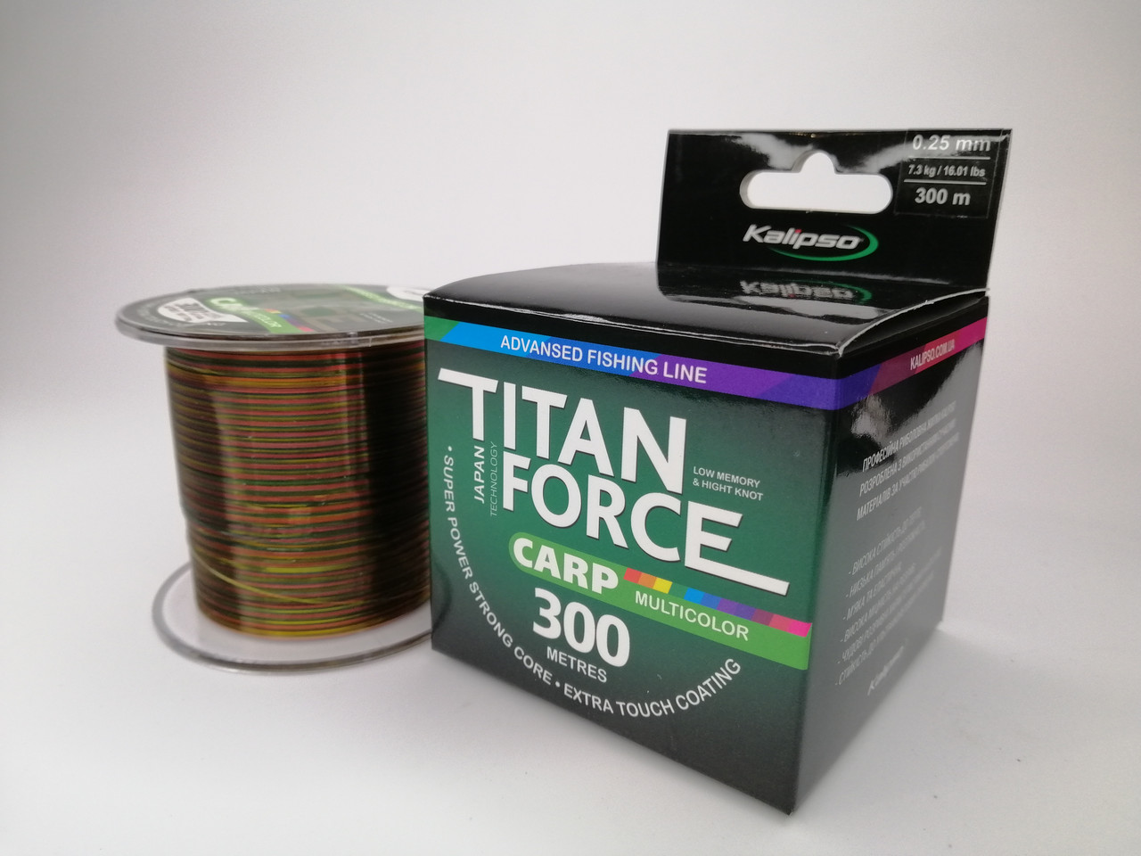 Волосінь Kalipso Titan Force Carp MC 300м 0.25мм