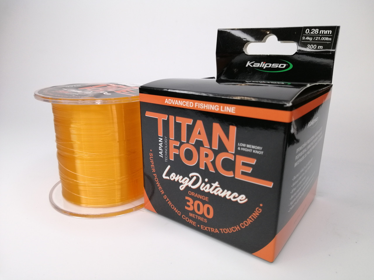 Волосінь Kalipso Titan Force Long Distance OR 300м 0.28мм