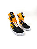 Чоловічі кросівки Nike Air Force Special Field Yellow Black, кросівки найк аір форс спешл філд, фото 6