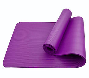 Килимок (мат) для йоги та фітнесу Sportcraft NBR 1 см ES0007 Violet, фото 2