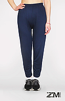 Женские брюки черные высокого качества, летний вариант одежда от производителя TM "zomak" Темно-синій, 3 (46-48)