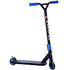 Maraton Turbo трюковий двоколісний самокат з посиленою рамою чорний з синім