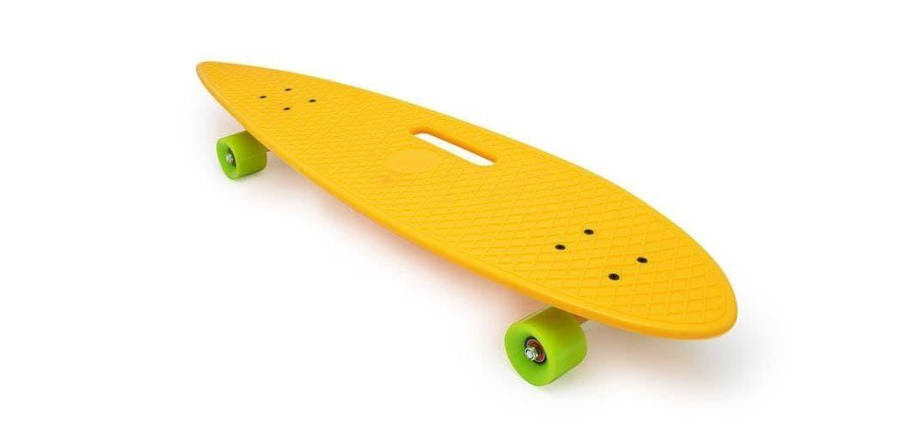 Maraton Longboard Fish пенниборд (жовтий), фото 1