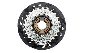 Касета для велосипеда (тріскачка) Shimano Tourney MF-TZ510-7 14-28T (7 швидкостей) із захистом спиць