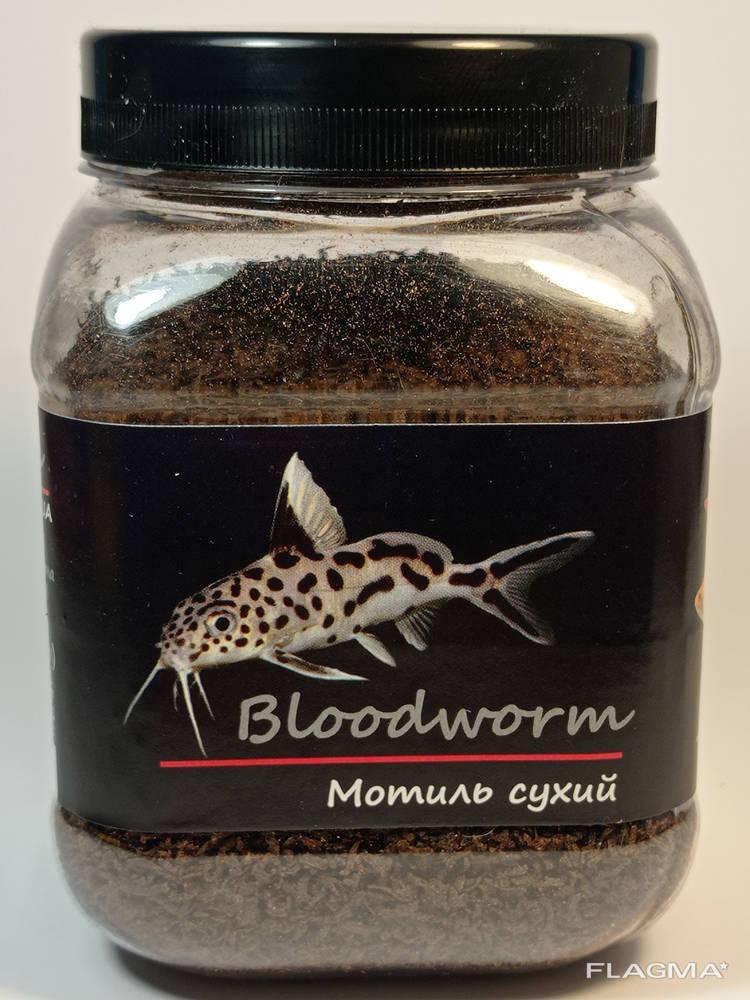 Мотыль сухой "Bloodworm" тм Буся - корм для аквариумных рыб и креветок 450мл/120г - фото 2 - id-p1363655394