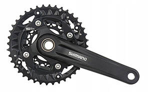 Шатун L175мм 22-30-40Т SHIMANO Deore FC-MT5003 без каретки, з інтегр.віссю