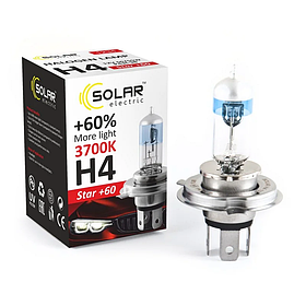 Галогенова лампа H4 Solar Starlight !60% 12V 60/55W (1 шт.)