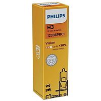 Галогенная лампа H3 Philips Premium 12V 55W + 30% (1 шт.)