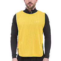 Манишка для футбола мужская с резинкой (сетка) CO-1676, Желтый: Gsport