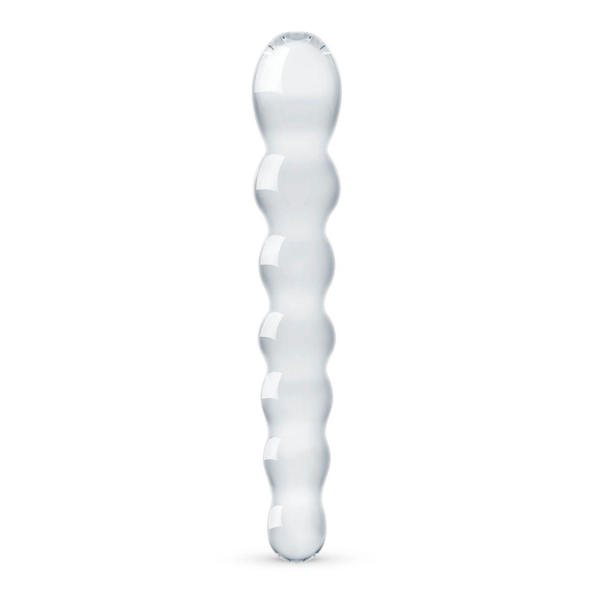 Скляний дилдо у вигляді намистин Gildo Glass Dildo No. 19 Feromon, фото 1