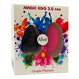 Віброяйце Alive Magic Egg 3.0 Pink із пультом ДУ AL40741, фото 4