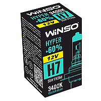 Галогенная лампа H7 Winso Hyper +60% H7 55W 12V (1 шт.)