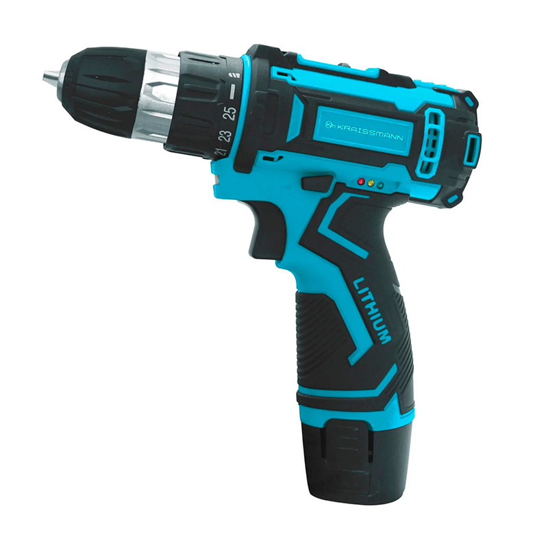 Акумуляторний шуруповерт Kraissmann 2510 ABS 12/2 Li