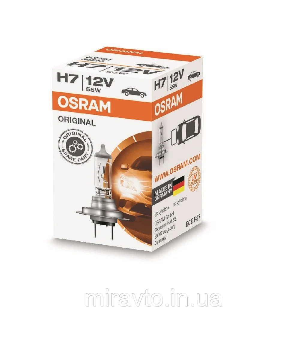 Галогенна лампа H7 Osram Original Line 12V 55W (1шт.)