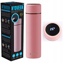 Smart термобутилка з дисплеєм Noveen TB2116 Pink Mat