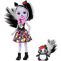 Кукла Энчантималс Сейдж Скунк и скунсик Кэйпер - Enchantimals Sage Skunk FXM72