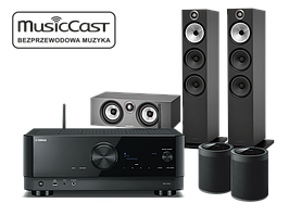 Yamaha RX-V6A + Bowers & Wilkins 603 S2 Anniversary Edition + HTM6 S2 Anniversary Edition + 2 x MusicCast 20