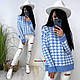 Жіночий стильний теплий светр із візерунком лапка, фото 6