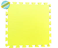 Мягкий пол (коврик-пазл) для детей Eva-Line 45*45*1 см "Веселка" жёлтый