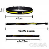 Спортивна сумка на пояс для бігу <unk> фітнес сумочка ремінь <unk> Go Runners Pocket Belt, фото 8