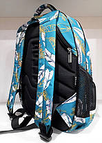 Ортопедичний рюкзак шкільний для дівчинки 4-7 клас бірюзовий з принтом Dolly 546, фото 3
