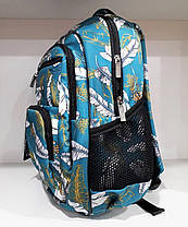 Ортопедичний рюкзак шкільний для дівчинки 4-7 клас бірюзовий з принтом Dolly 546, фото 2