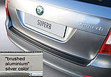 Пластикова захисна накладка на задній бампер для Skoda Superb Combi 2013-2015, фото 3
