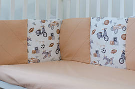 Простирадло на гумці "Бежеве"