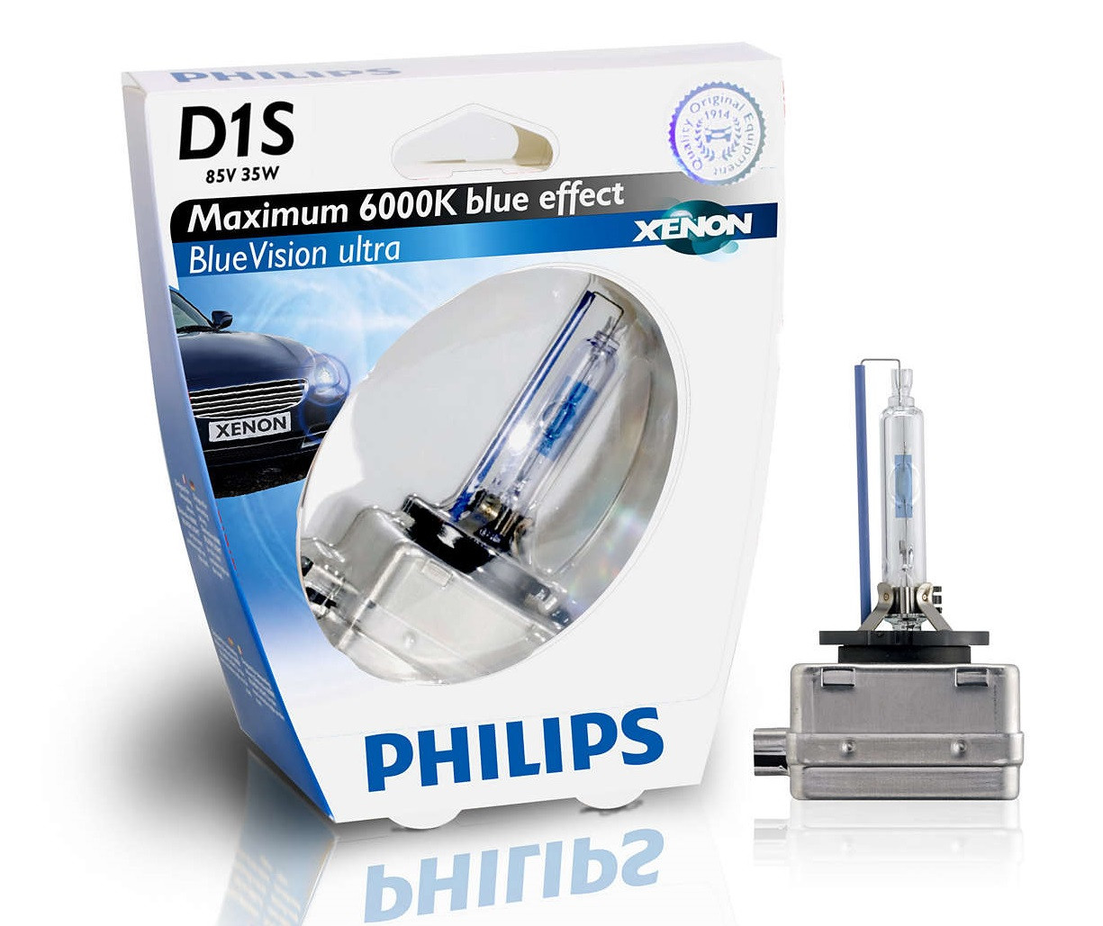 Ксенонова лампа Philips D1S Xenon BlueVision Ultra 85415BVUS1