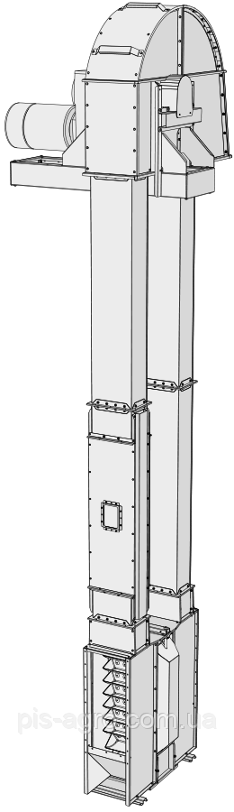 Ківшова норія SEI 50/18 — Skandia Elevator I-Line, фото 1