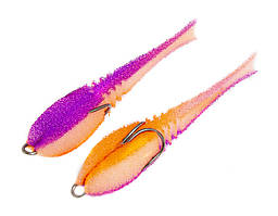 Поролонова рибка Профмонтаж Dancing Fish 3.5" reverse tail col.812 (5шт\уп)