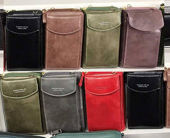 Сумочка гаманець жіночий для телефону грошей та ключів, через плече