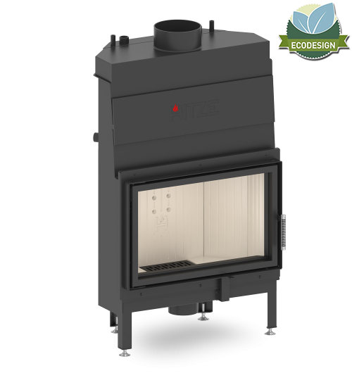 КАМИННАЯ ТОПКА С ВОДЯНЫМ КОНТУРОМ HITZE ALBERO AQUASYSTEM ALAQS68X43.S