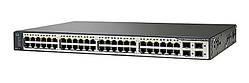 Комутатор POE Cisco WS-C3750-48PS-S