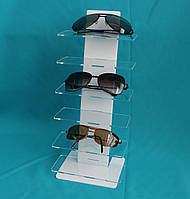 Акрилова Стійка для окулярів на 6 полиць