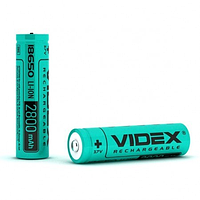 Аккумулятор 18650 VIDEX 2800 mAh (без защиты) Li-ion