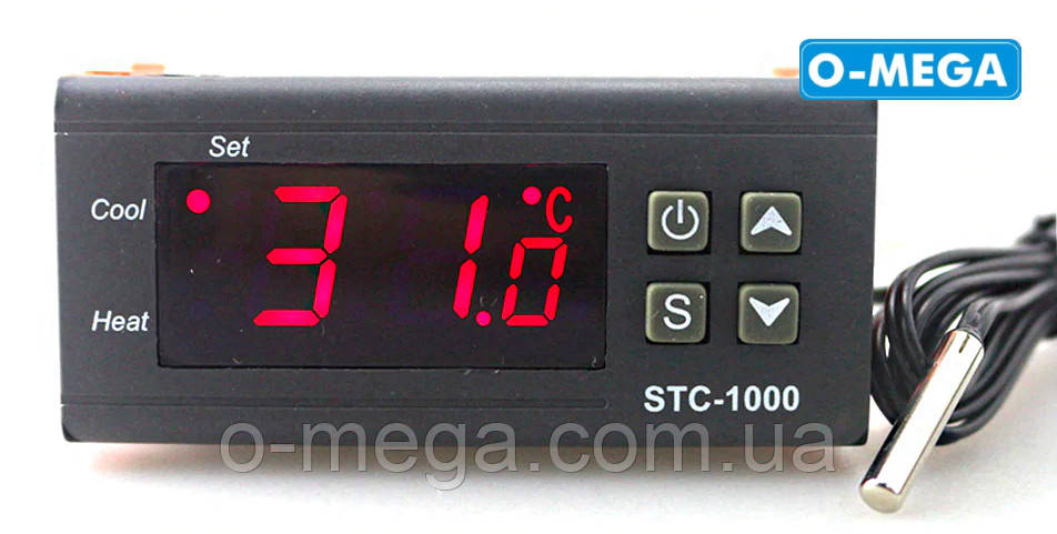 Терморегулятор цифровой STC-1000 с порогом включения 0.1 градуса 12V - фото 3 - id-p1363994222