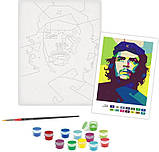 Набір-стандарт акриловий живопис за номерами „Ернесто Че Геваро“ ROSA START, фото 2