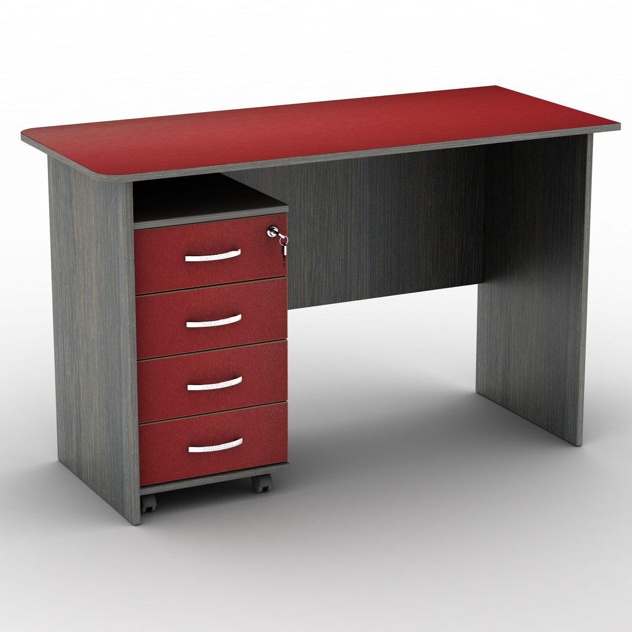 Письмовий стіл Тіса СП-9+ТК-4 Венге магія (1200*520*750Н)