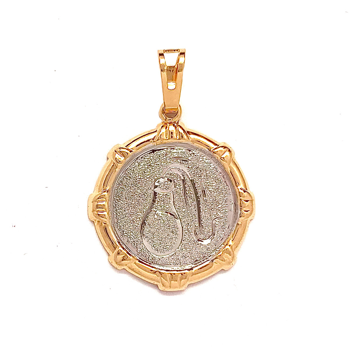 Підвіска Xuping знак Зодіаку "Водолій" з медичного золота, позолота 18K+родій, 42474 (1)