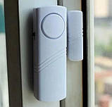 Домашня міні сигналізація бездротова на батарейках, датчик відкриття вікон і дверей, набір - 2 шт, фото 2