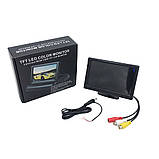 Монітор для камери заднього виду DS-4.3 кольоровий автомобільний екран 4.3" з 2 відеовиходами, фото 3