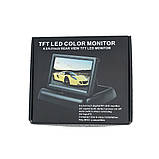 Монітор для камери заднього виду DS-4.3 кольоровий автомобільний екран 4.3" з 2 відеовиходами, фото 6