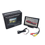 Монітор для камери заднього виду DS-4.3 кольоровий автомобільний екран 4.3" з 2 відеовиходами, фото 7