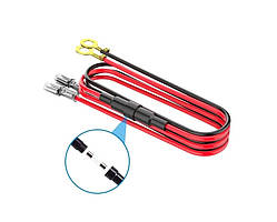 Кабель підключення з запобіжником 0.6м 10А