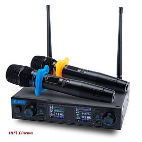 Evolution SE-200D радіомікрофонна система з двох бездротових мікрофонів для караоке