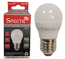 Лампа LED SPEKTR ДШ 10W-E27-4000K 900Lm C-G45-10274 (17875) TM СПЕКТР